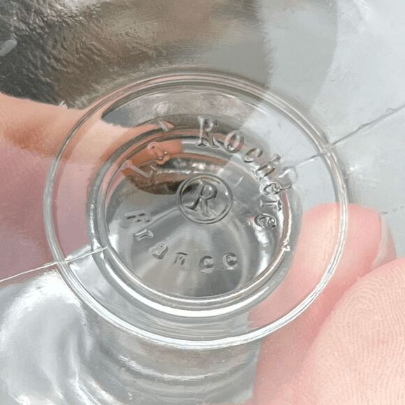 La Rochère Fleur-de-Lis French Wine Glasses Set of 2 - Vintage-Inspired - Picture 3 of 12